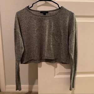 Jersey Long Sleeve Crop